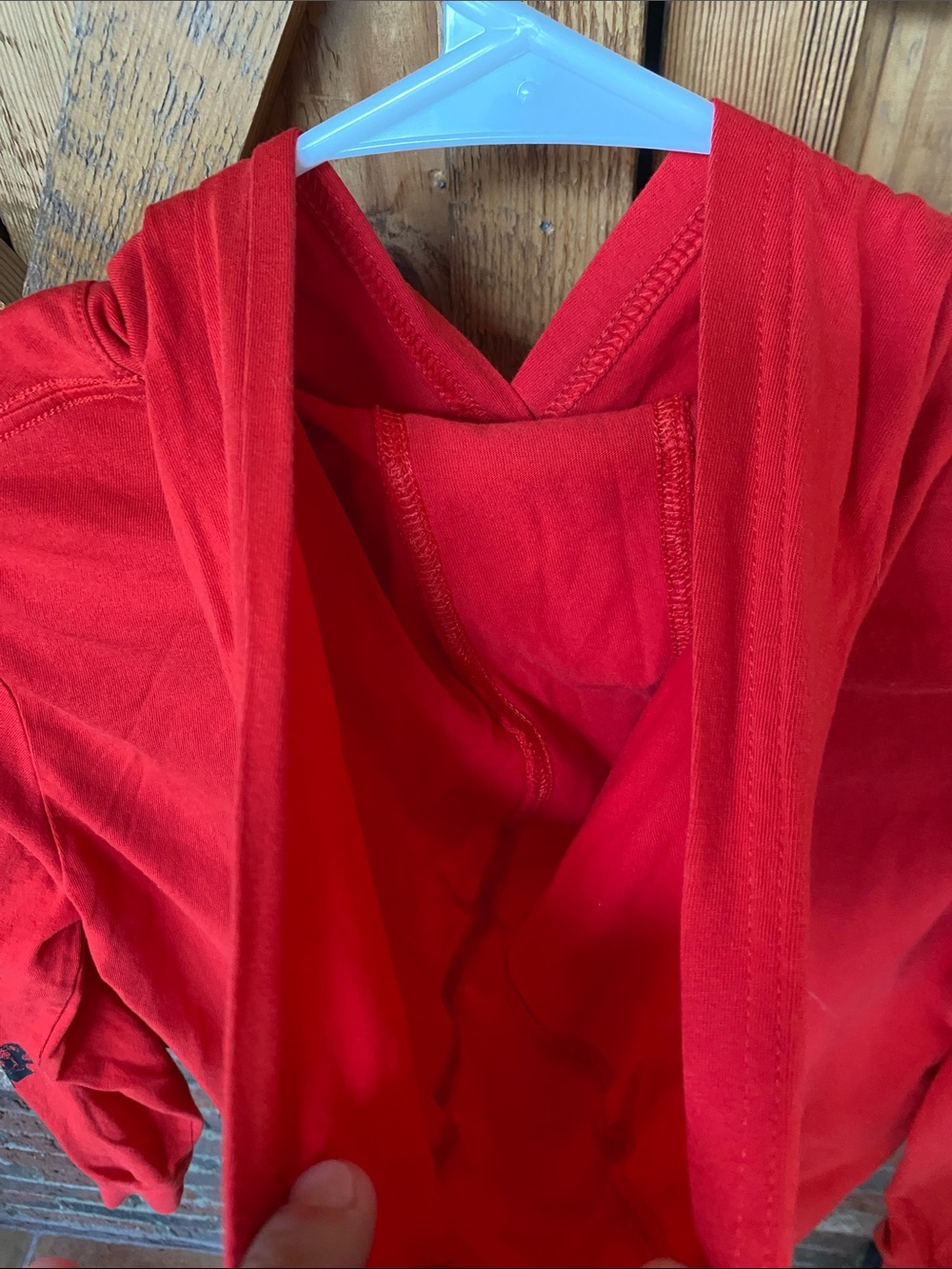 Adidas boys Red Crewneck Hoodie Long-Sleeve Shirt size medium 10-12. Regular fit - Picture 10 of 14